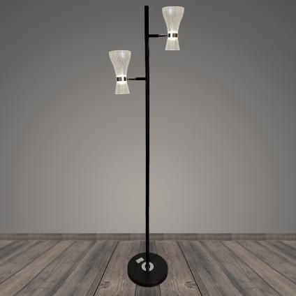 Торшер GL-01(BK) BK черный/белый плафон LED h157, BTH22
